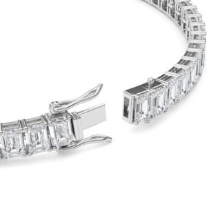 Cushion Cut Lab-Grown Diamond Tennis Bracelet Owolite 6