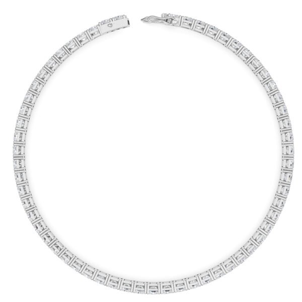 Radiant Cut Lab-Grown Diamond Tennis Bracelet Owolite 2