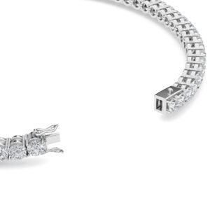 Four Prong Lab-Grown Diamond Tennis Bracelet Owolite 6