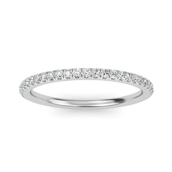 Pave Lab-Grown Diamond 3/4 Eternity Band Owolite 1