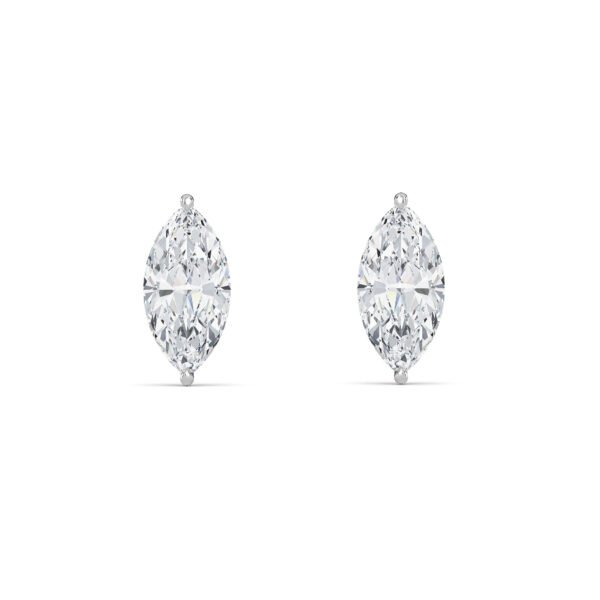 Marquise Cut Lab-Grown Diamond Stud Earrings Owolite 1