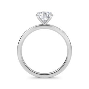 Petite Elegance Nail Prong Solitaire Lab-Grown Diamond Ring Owolite 4