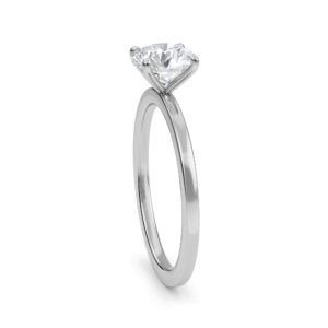 Petite Elegance Nail Prong Solitaire Lab-Grown Diamond Ring Owolite 5