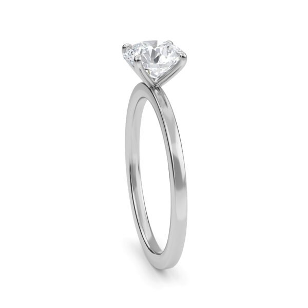 Petite Elegance Nail Prong Solitaire Lab-Grown Diamond Ring Owolite 2