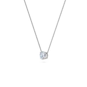 Solitaire Lab-Grown Diamond Necklace Owolite 5